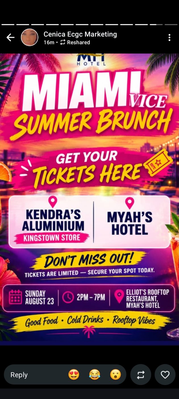 Miami Vice Summer Brunch