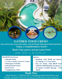 Bequia Plantation Hotel Day Pass